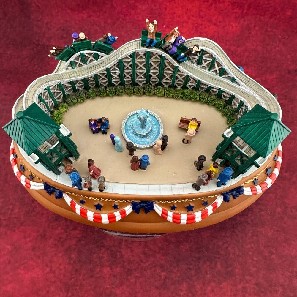 VINTAGE LIBERTY FALLS "ROLLER COASTER" MUSIC BOX # AH999 - Picture 3 of 10